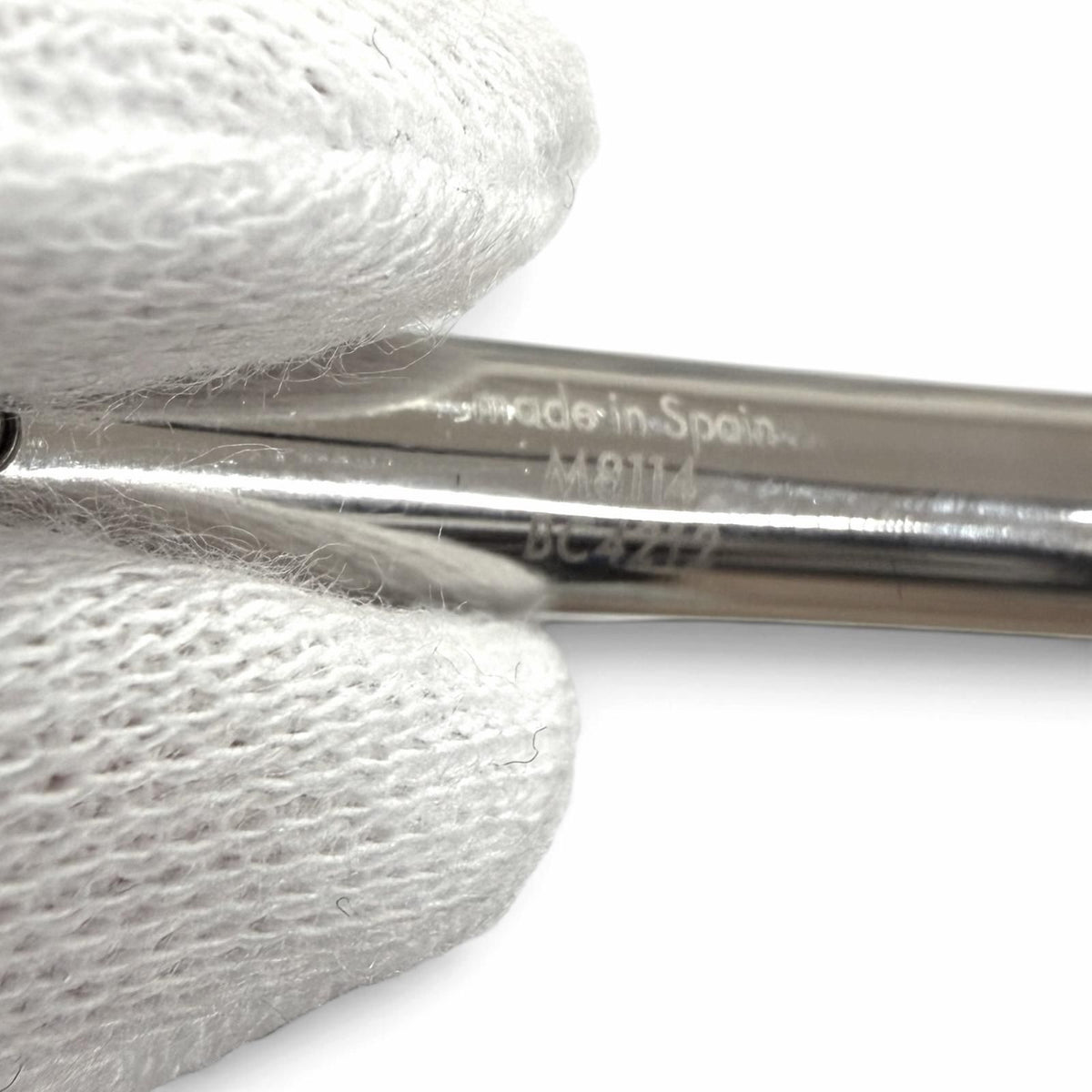 Louis Vuitton Bracelet Champs Elysees Leather LV Logo Silver Black — view 5