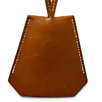 Hermes Veau Barenia Martin Margiela Era Large Clochette Necklace Gold