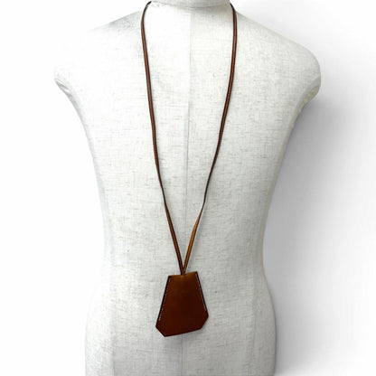 Hermes Veau Barenia Martin Margiela Era Large Clochette Necklace Gold — view 2