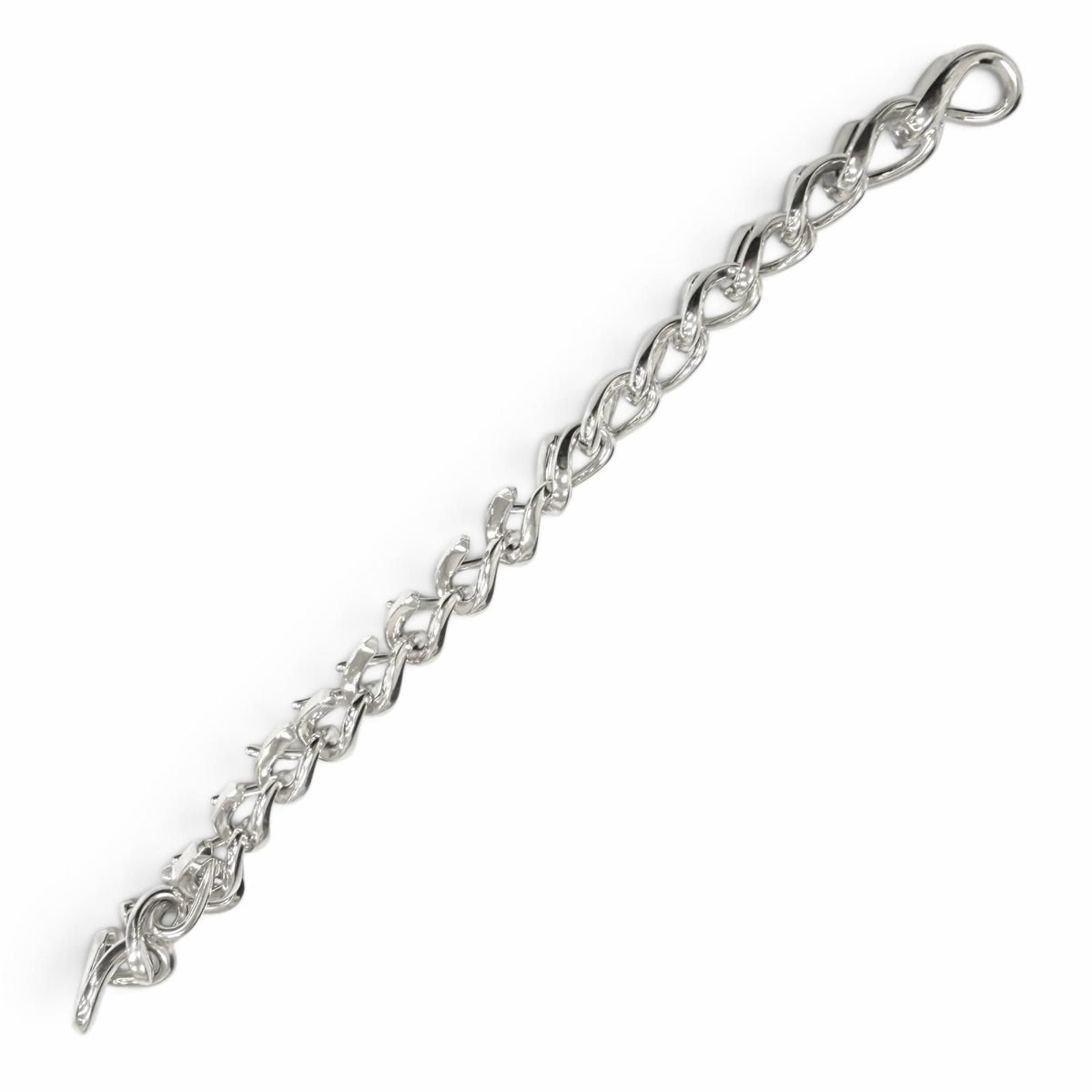 Tiffany & Co Forge Medium Link Bracelet Silver 18 — view 3