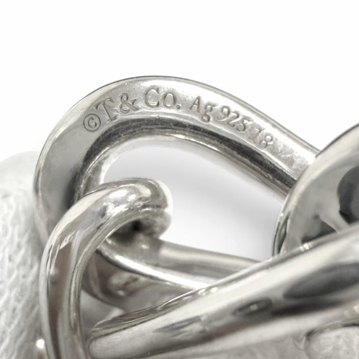 Tiffany & Co Forge Medium Link Bracelet Silver 18 — view 5