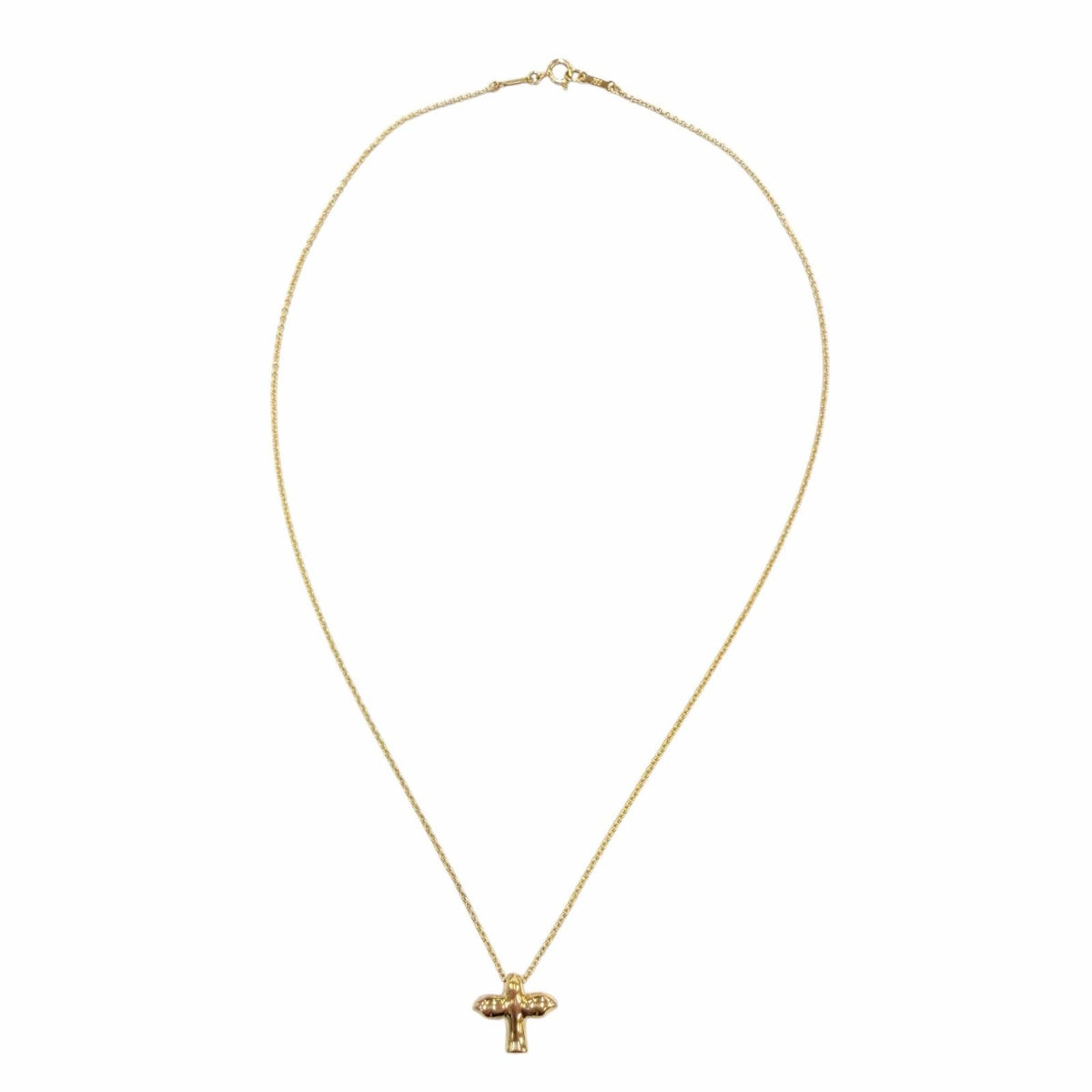 Tiffany & Co Elsa Peretti Bird Cross Pendant Gold — view 4