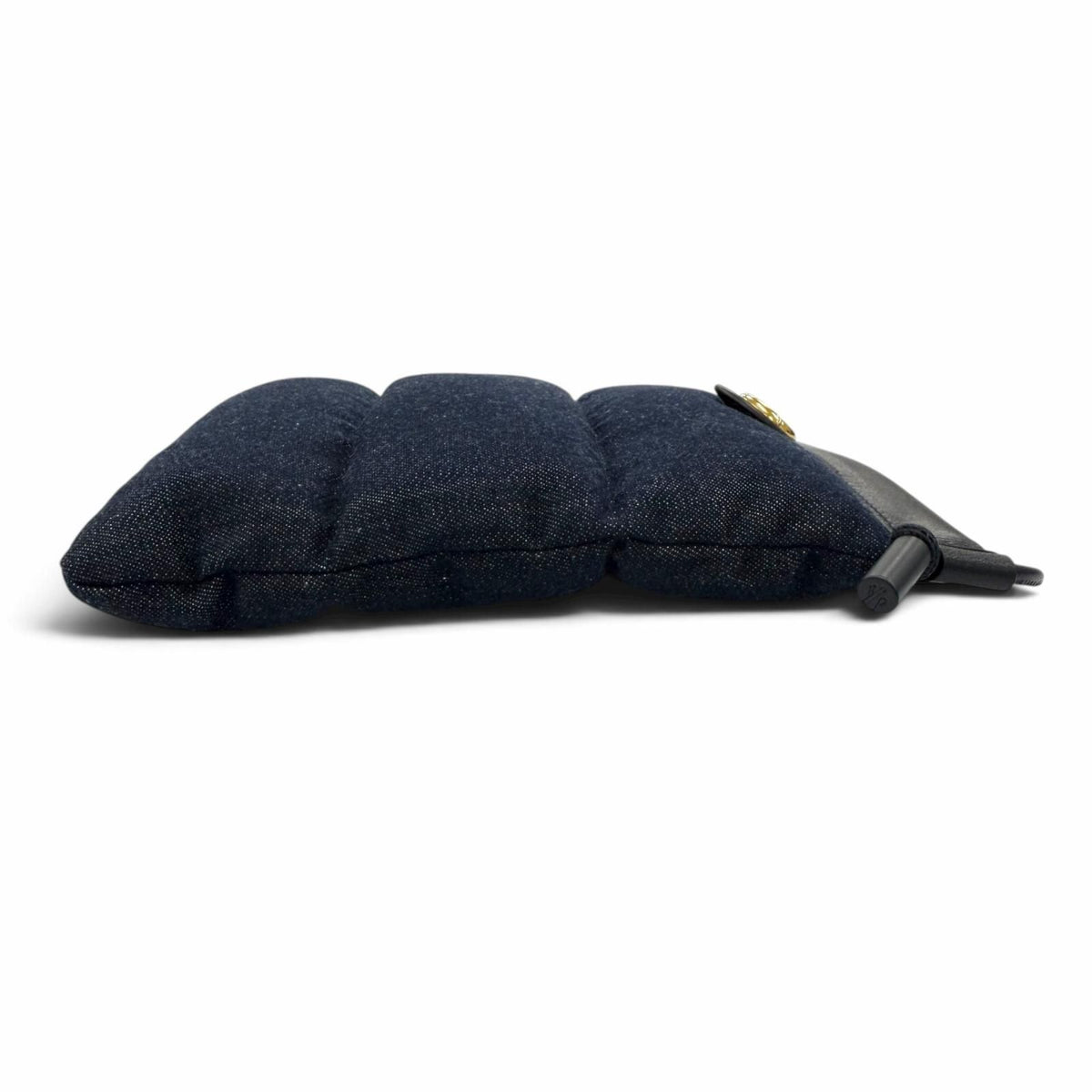 Moncler Puffy Phone Case Leather Logo Shoulder Bag Indigo — view 5