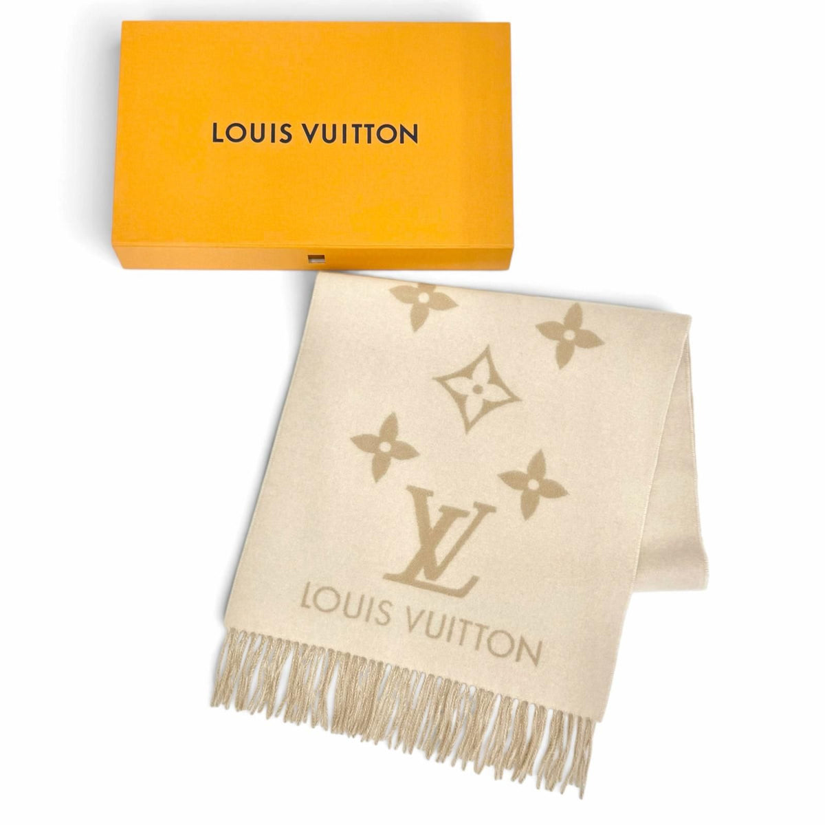 Louis Vuitton Scarf Reykjavik Cashmere 100% Monogram Giant Pattern — view 2