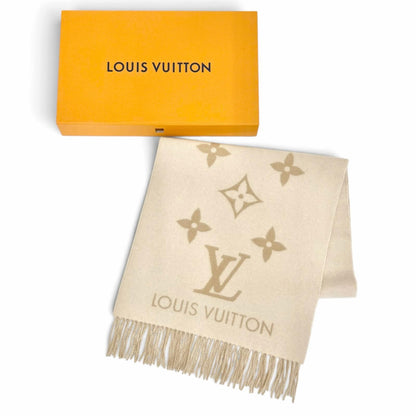Louis Vuitton Scarf Reykjavik Cashmere 100% Monogram Giant Pattern — view 2