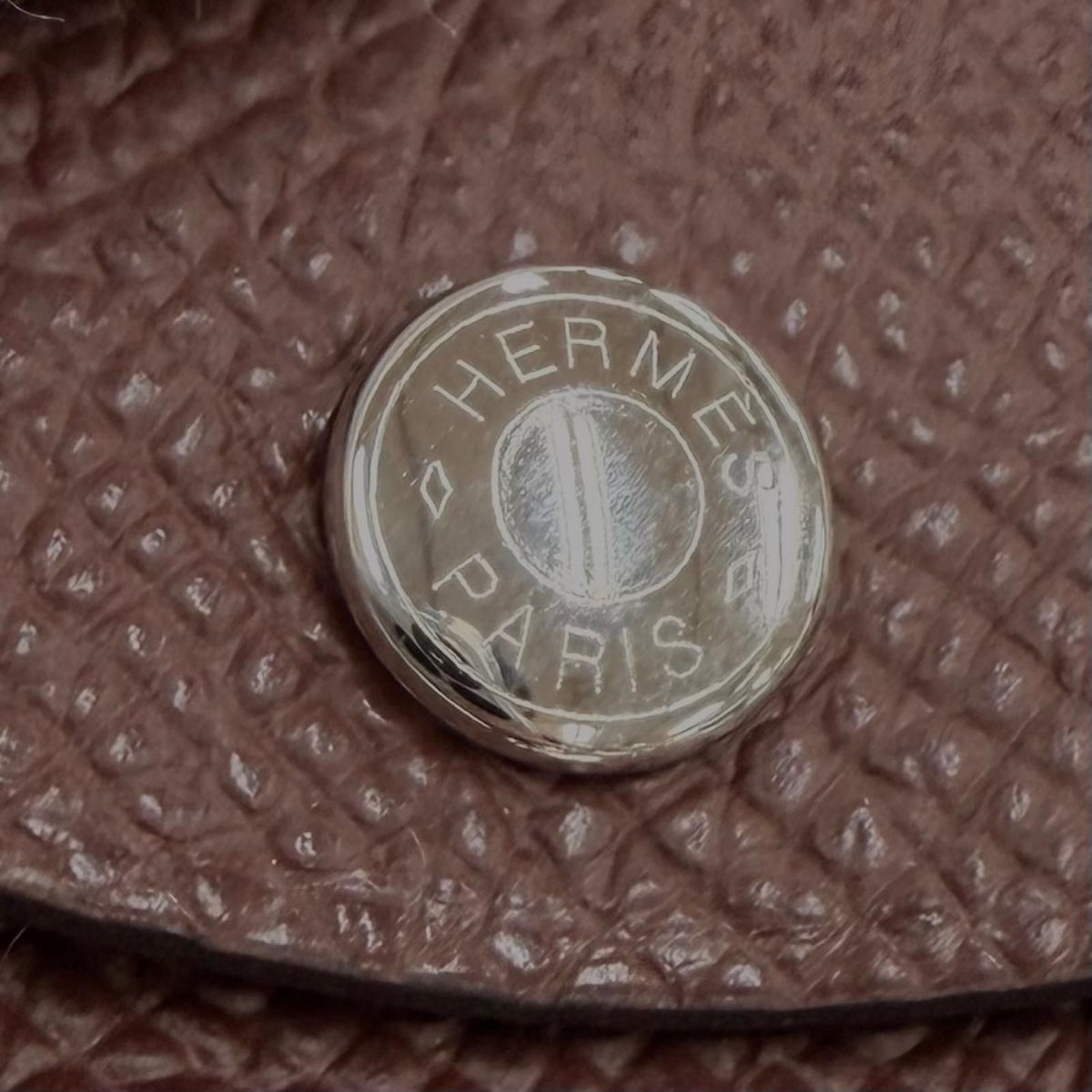 Hermes Calvi Duo Veau Epsom Terre Coin Purse — view 8