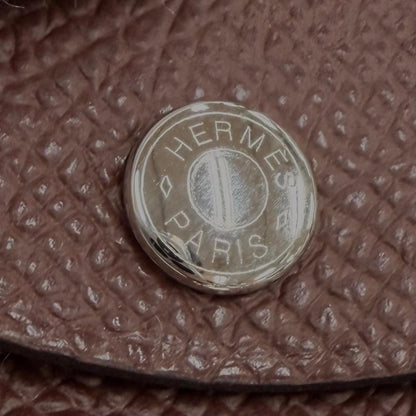 Hermes Calvi Duo Veau Epsom Terre Coin Purse — view 8