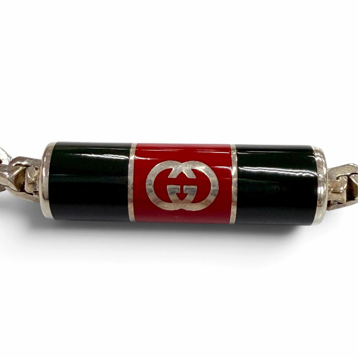 Gucci Web Line Sherry Stripe Detail Necklace — view 5