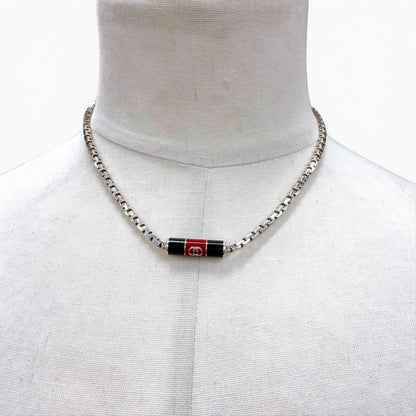 Gucci Web Line Sherry Stripe Detail Necklace — view 3