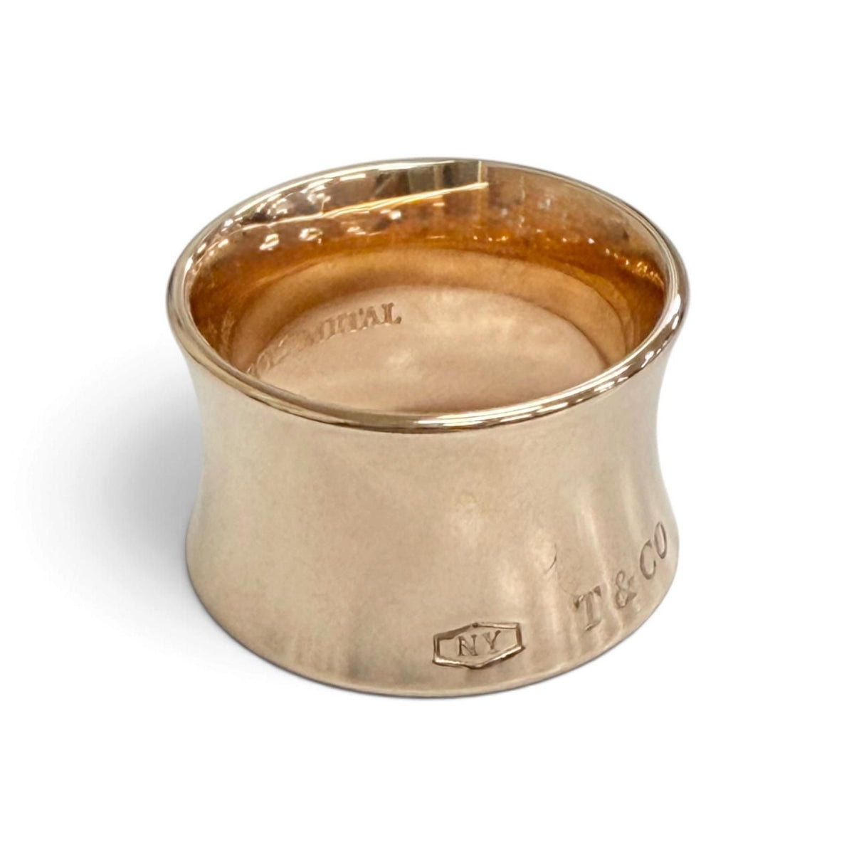 Tiffany & Co 1837 Gold Rubedo Wide Ring — view 3