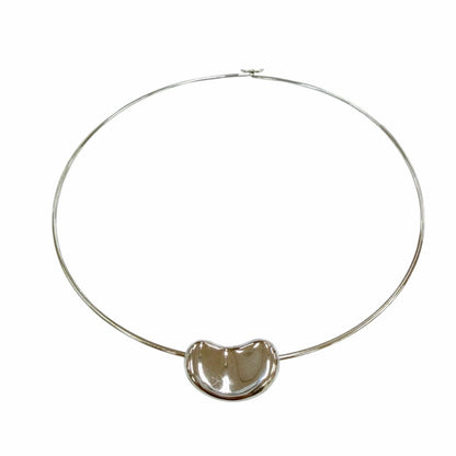 Tiffany & Co Elsa Peretti Bean Choker 925 Necklace Silver