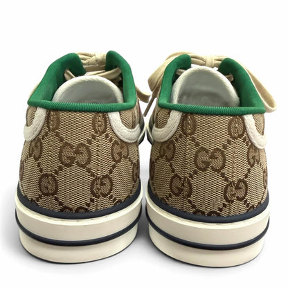 Gucci GG Canvas Tennis Sherry Line Low-Top Sneakers Beige 6.5 — view 4