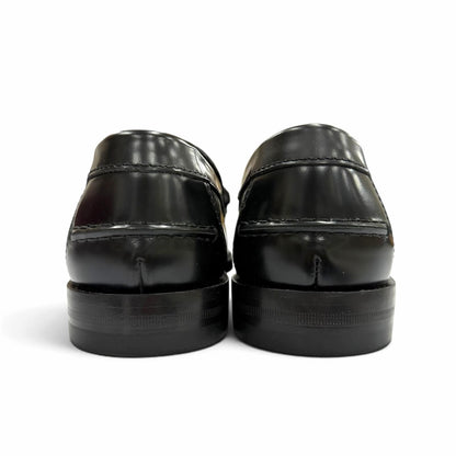 Gucci Horsebit GG Pattern Leather Shoes Loafers Black Silver 5 — view 4