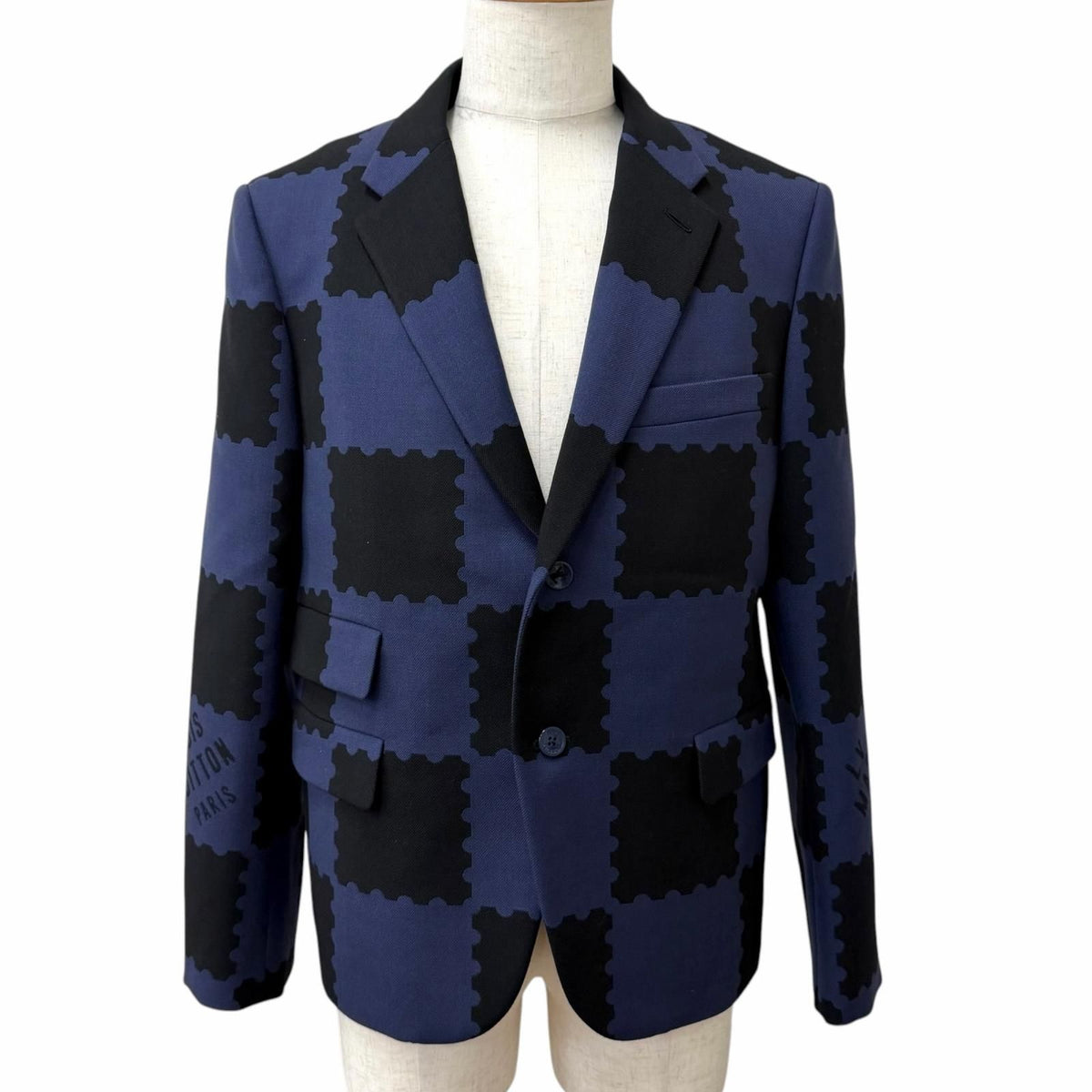 Louis Vuitton NIGO Giant Damier Tailored Jacket Navy 48