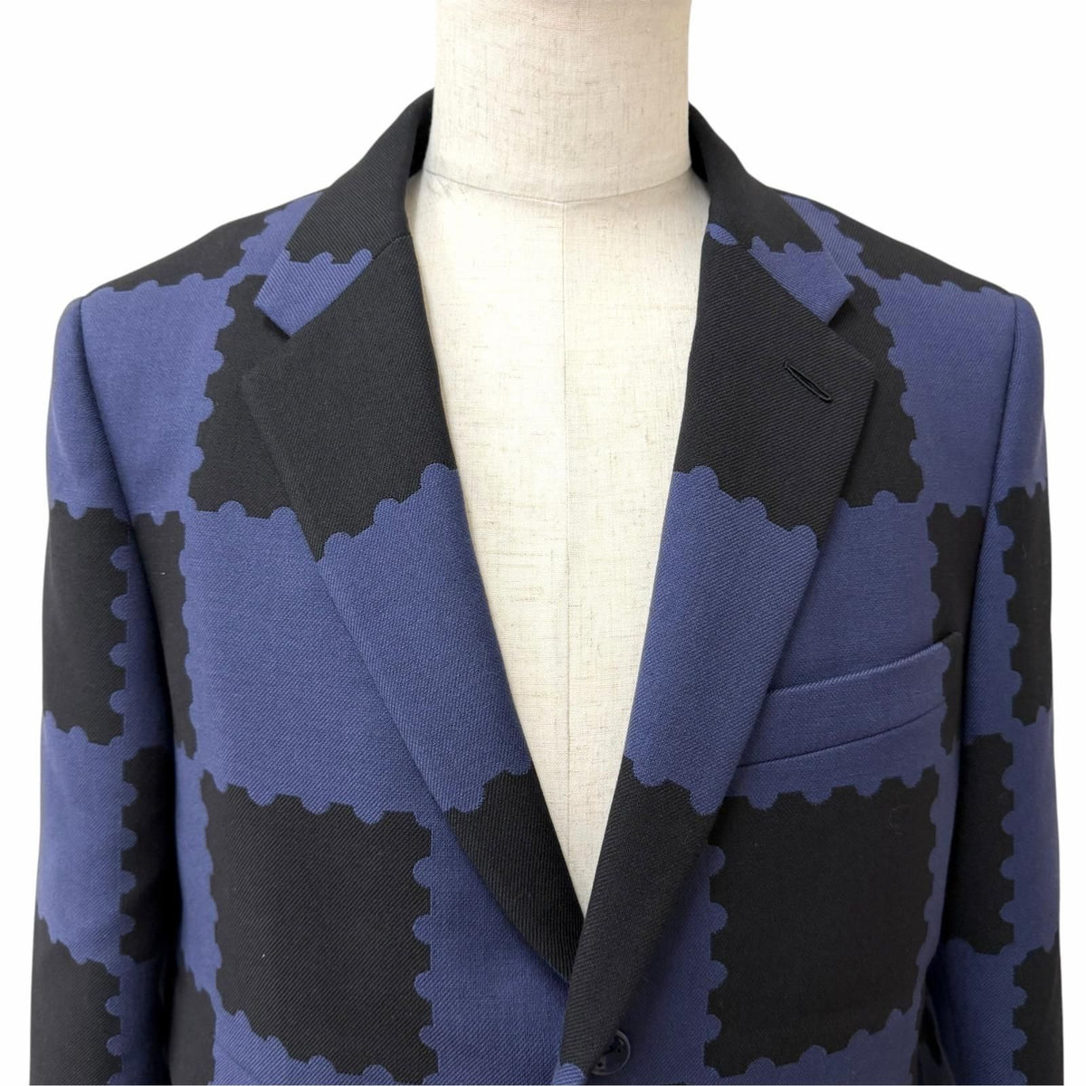 Louis Vuitton NIGO Giant Damier Tailored Jacket Navy 48 — view 2
