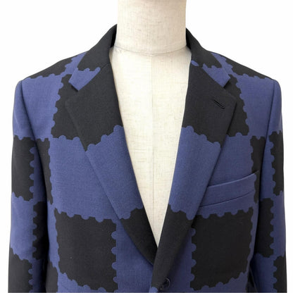 Louis Vuitton NIGO Giant Damier Tailored Jacket Navy 48 — view 2
