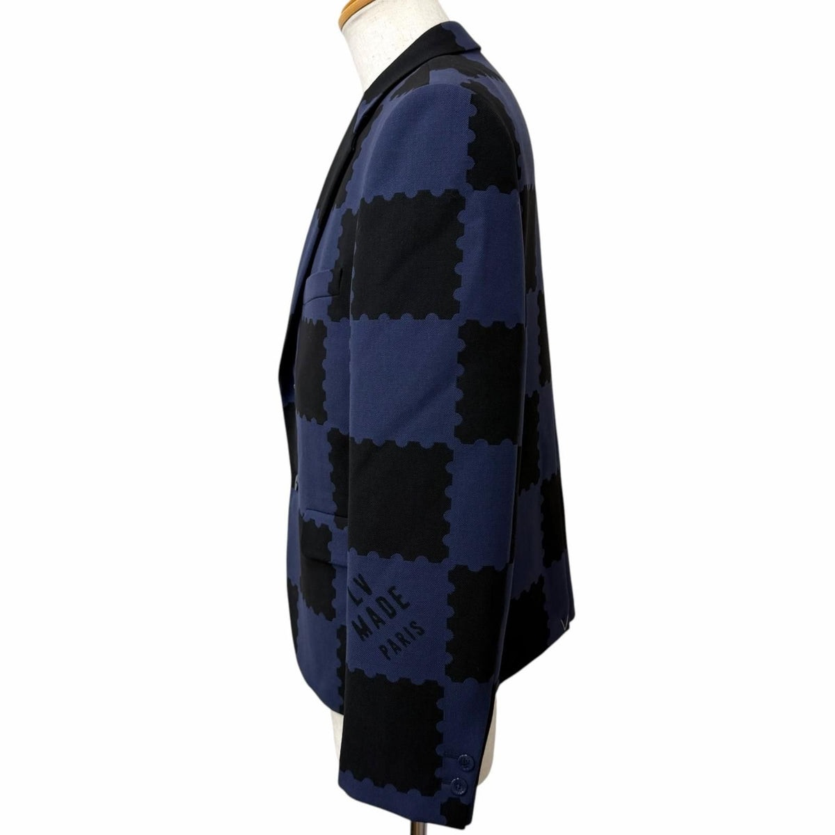 Louis Vuitton NIGO Giant Damier Tailored Jacket Navy 48 — view 3