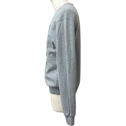 Gucci University Oversized Crew Neck Sweatshirt Light Gray XS — view 3