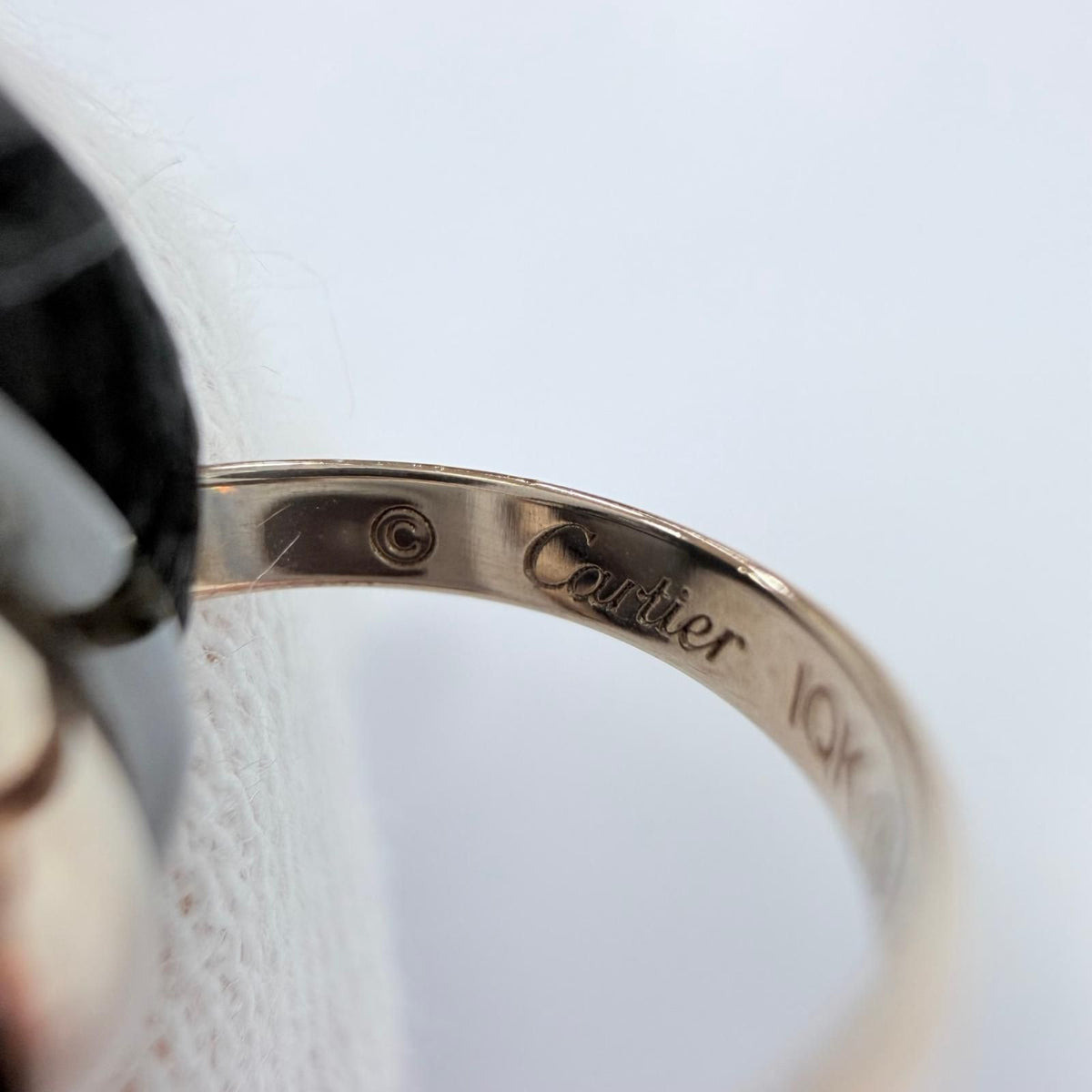 Cartier Trinity Code Bracelet Ceramic White Gold Black — view 5