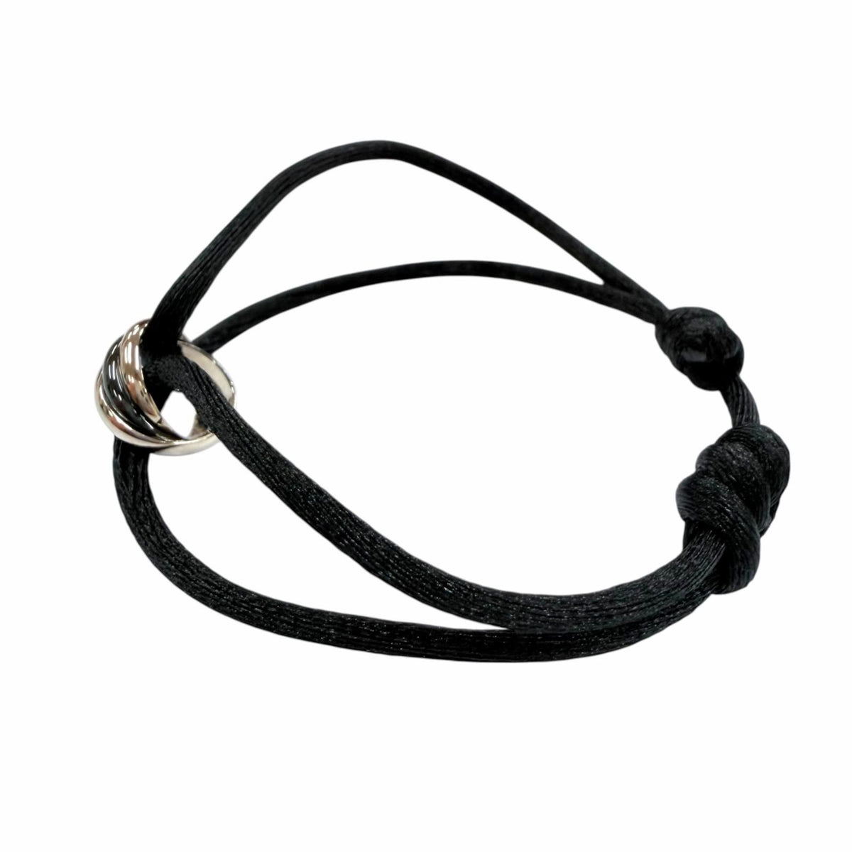 Cartier Trinity Code Bracelet Ceramic White Gold Black — view 3