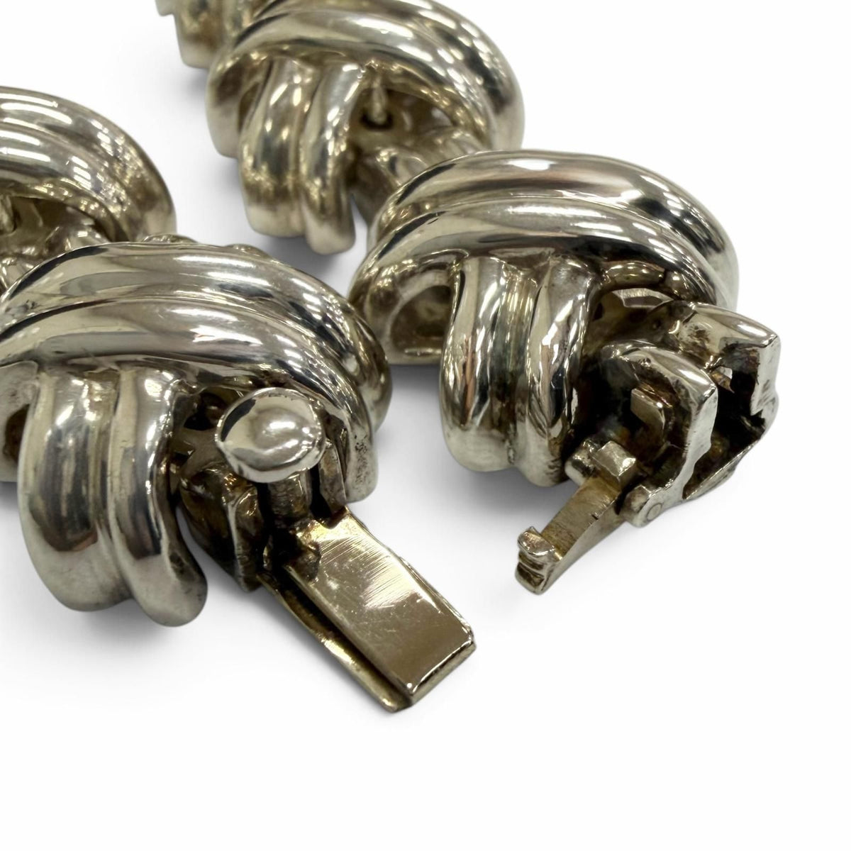 Tiffany & Co Vintage Signature Link Motif Bracelet Silver — view 4