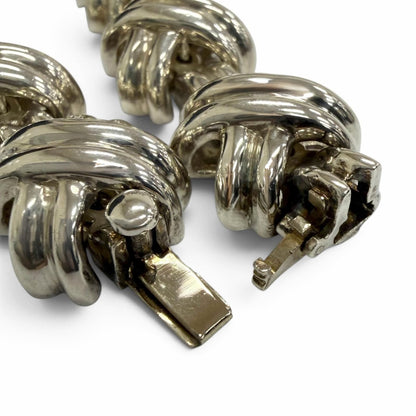Tiffany & Co Vintage Signature Link Motif Bracelet Silver — view 4