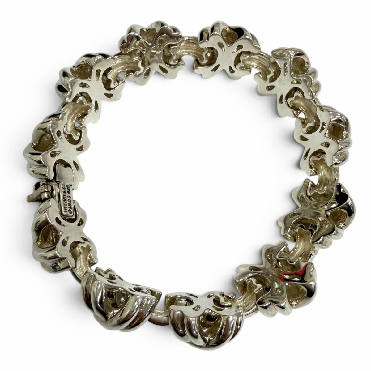 Tiffany & Co Vintage Signature Link Motif Bracelet Silver — view 2