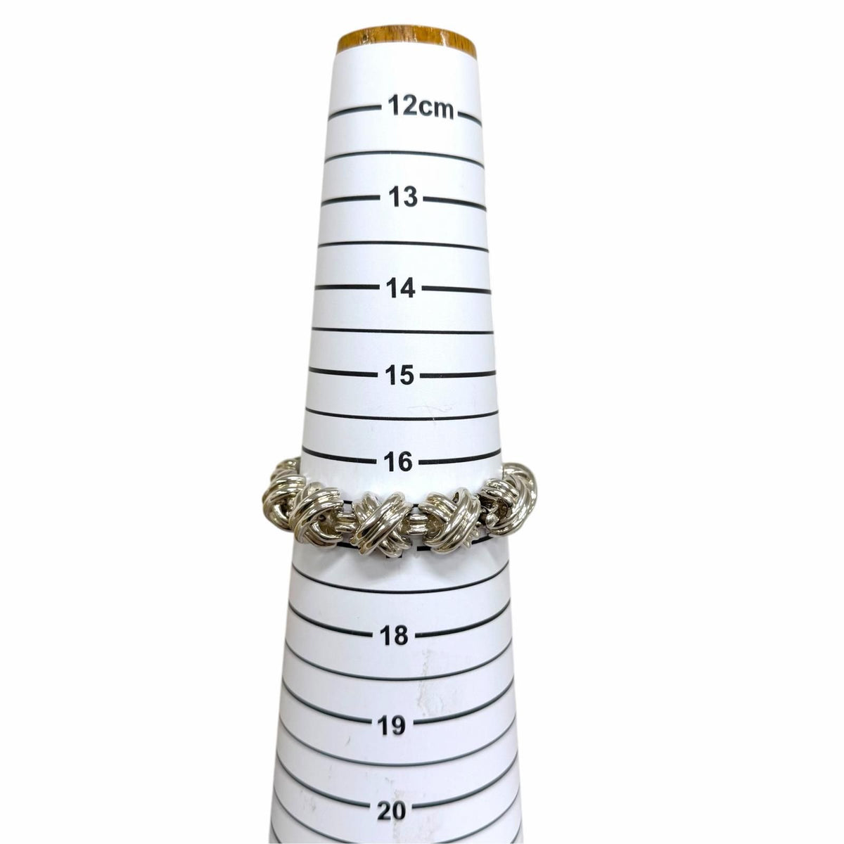 Tiffany & Co Vintage Signature Link Motif Bracelet Silver — view 6