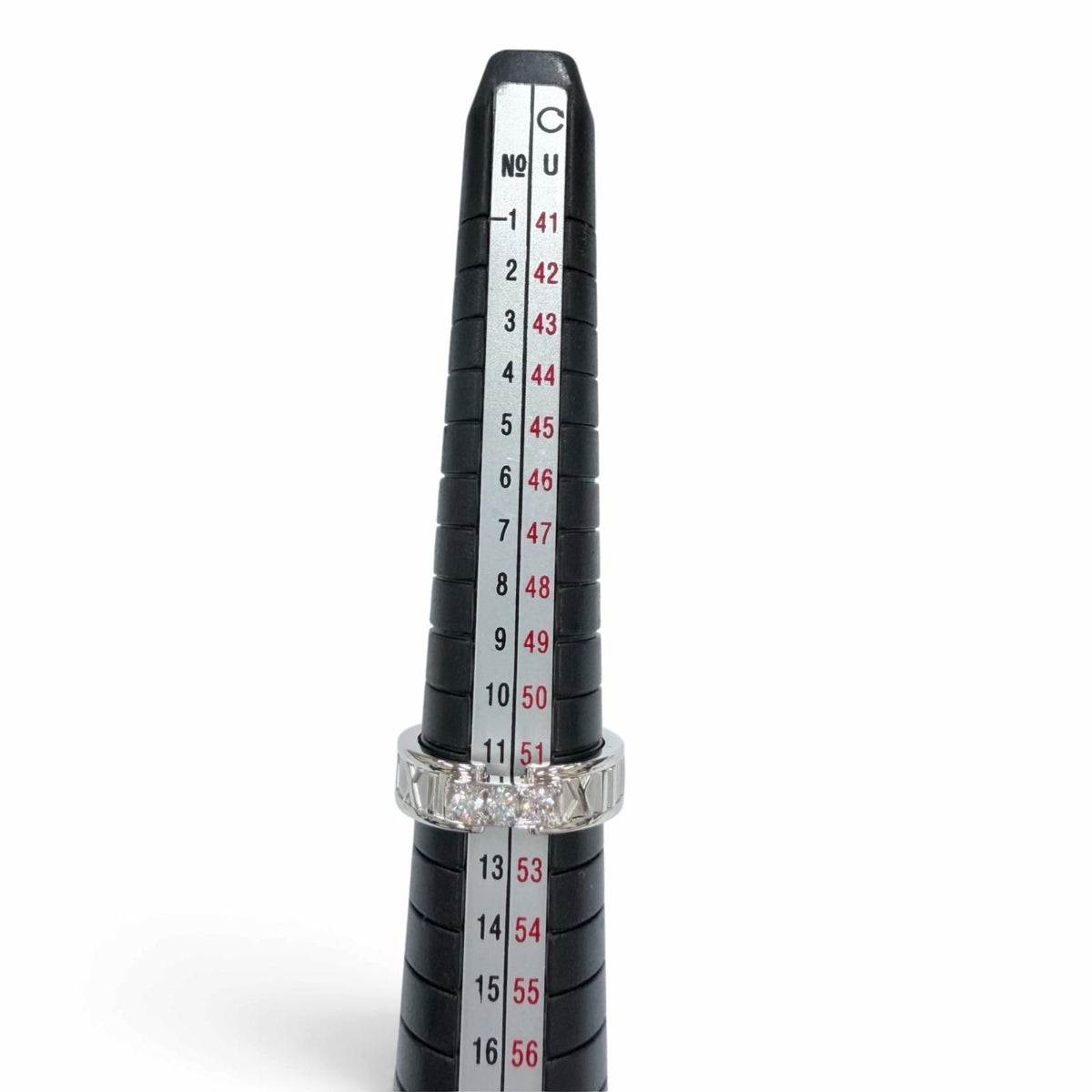 Tiffany & Co Atlas Ring Diamond White Gold JP — view 8
