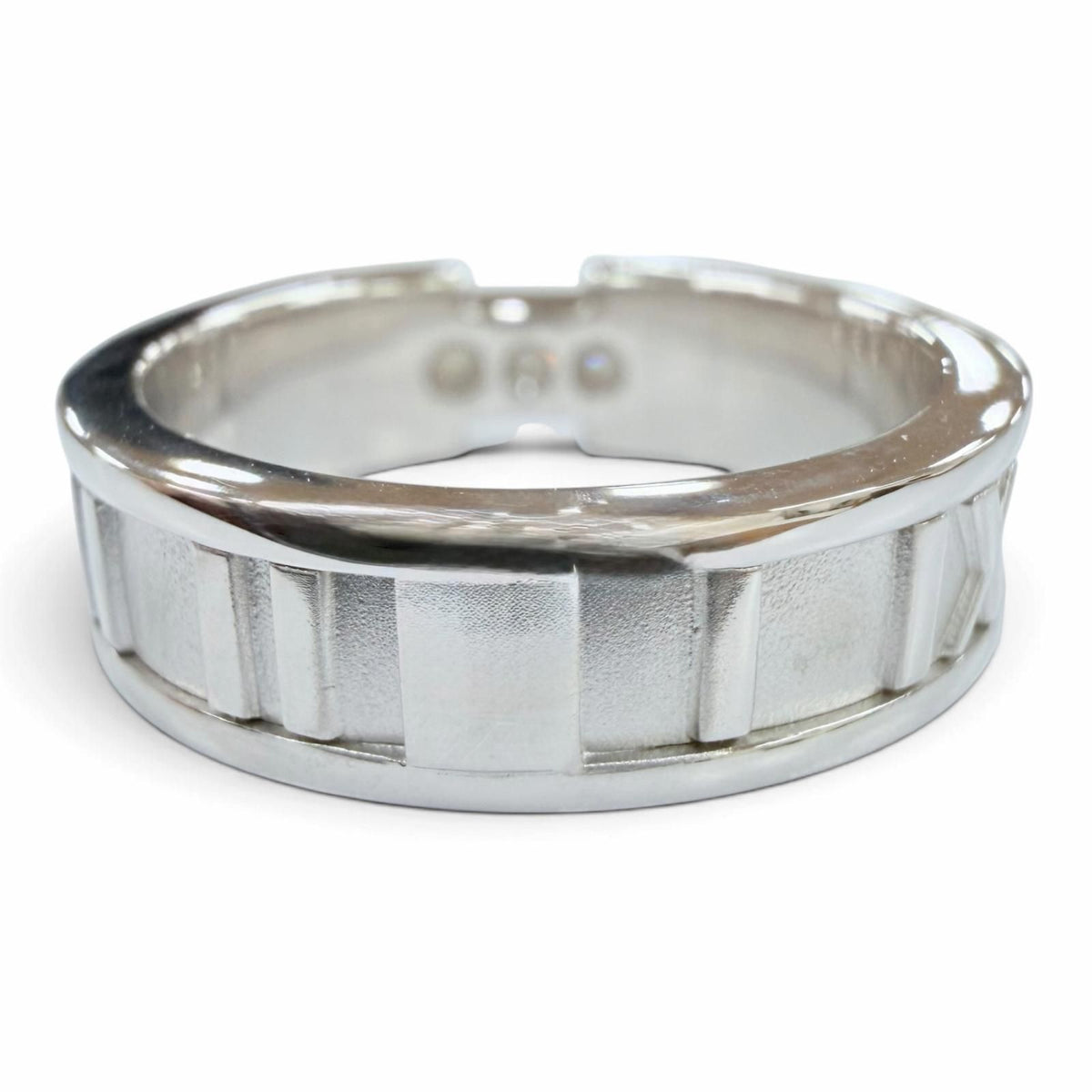 Tiffany & Co Atlas Ring Diamond White Gold JP — view 3