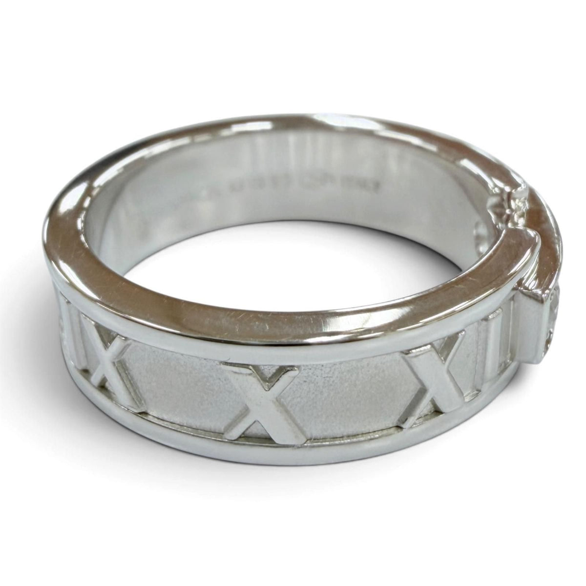 Tiffany & Co Atlas Ring Diamond White Gold JP — view 4