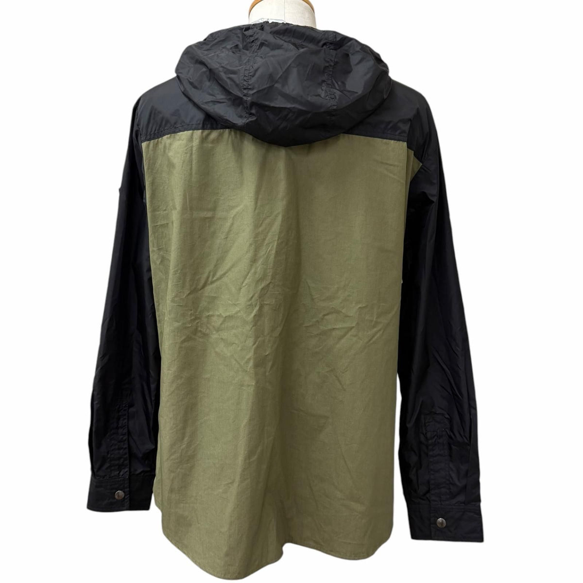 Moncler Donan Giubbotto Reversible Windbreaker Nylon Jacket Khaki Silver — view 5