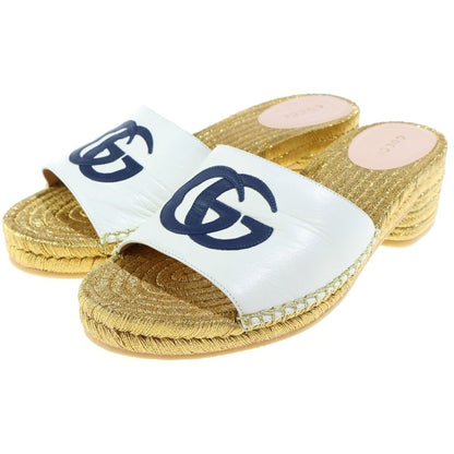 Gucci Interlocking G Sandals Gold