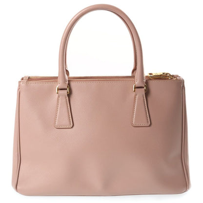 Prada Galleria Handbag Pink Beige Leather Gold — view 2