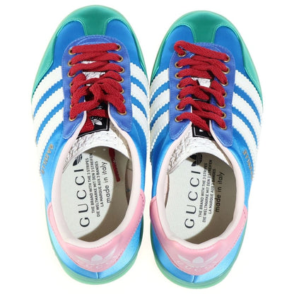 Gucci Adidas Gazelle Low-Top Sneakers Blue Green Pink Multicolor — view 4