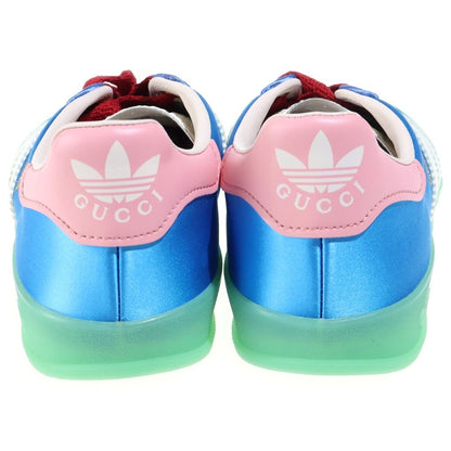 Gucci Adidas Gazelle Low-Top Sneakers Blue Green Pink Multicolor — view 3