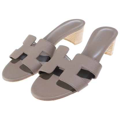 Hermes Oasis Sandals Etoupe Leather