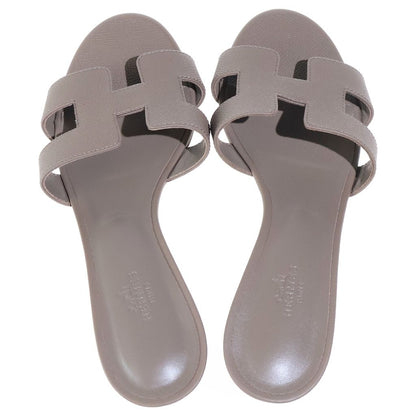 Hermes Oasis Sandals Etoupe Leather — view 4