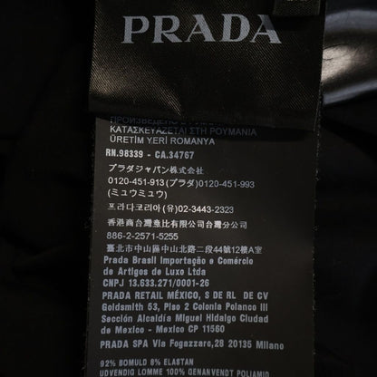 Prada Re-Nylon Front Pocket Polo Shirt Black CN 180/96 M — view 8