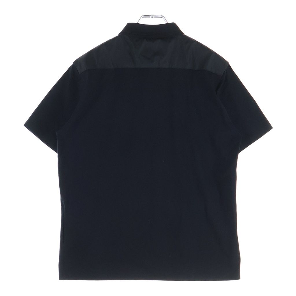 Prada Re-Nylon Front Pocket Polo Shirt Black CN 180/96 M — view 2
