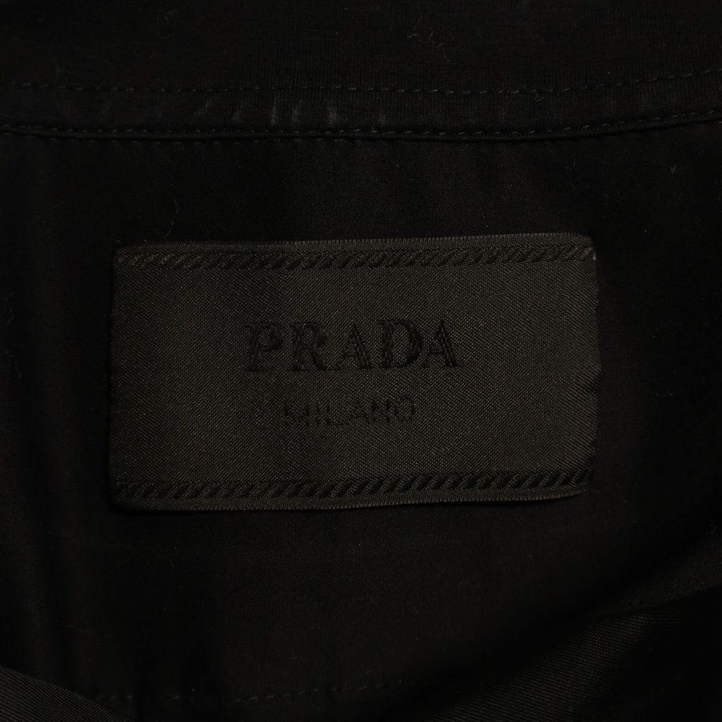 Prada Re-Nylon Front Pocket Polo Shirt Black CN 180/96 M — view 6