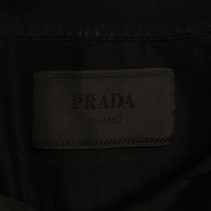 Prada Re-Nylon Front Pocket Polo Shirt Black CN 180/96 M — view 6