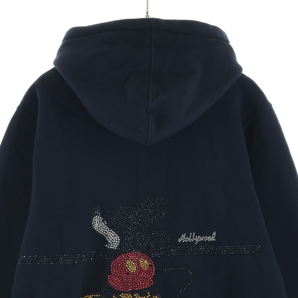 Dolce & Gabbana Mickey Mouse Rhinestone Hoodie Black — view 4
