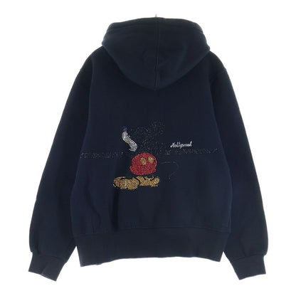 Dolce & Gabbana Mickey Mouse Rhinestone Hoodie Black