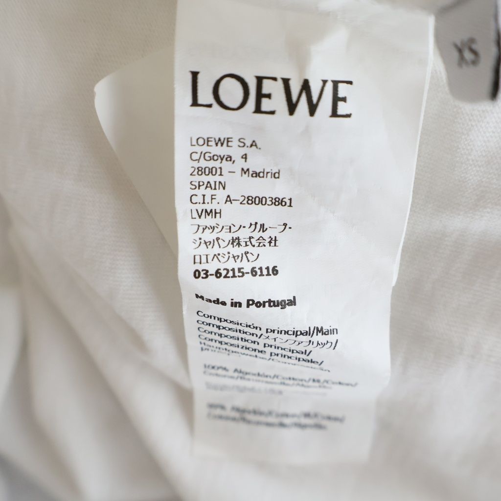 Loewe Anagram T-Shirt Cotton White — view 8