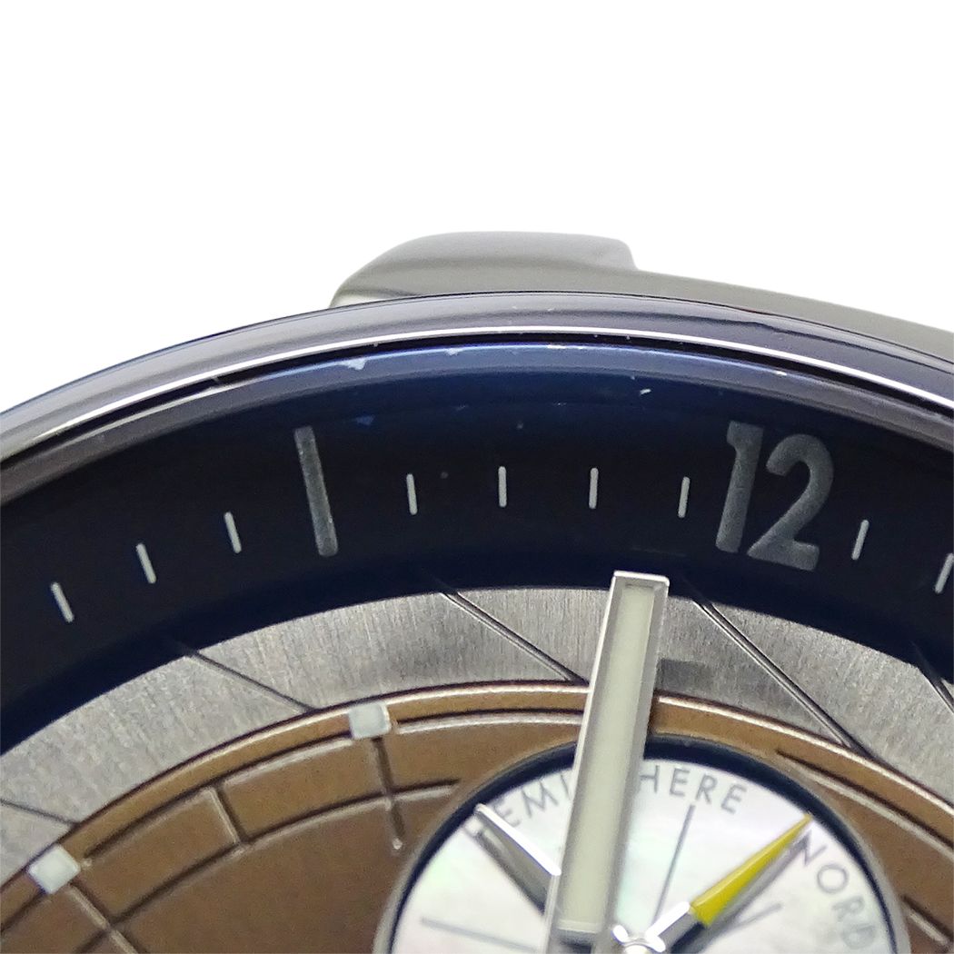 Louis Vuitton Watch Tambour Orientation Date Automatic Stainless Steel Leather — view 6
