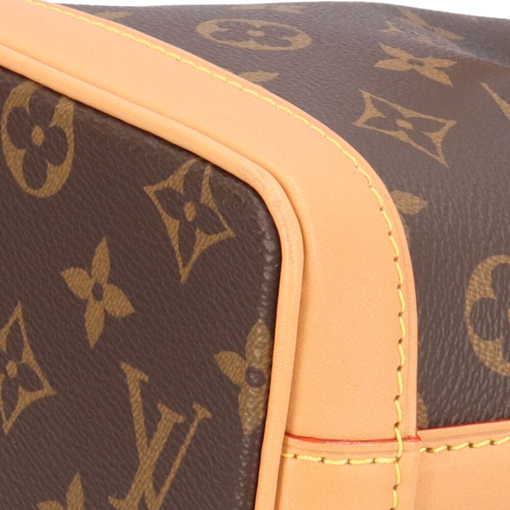 Louis Vuitton Nano Noe Monogram Shoulder Bag Canvas Brown — view 7