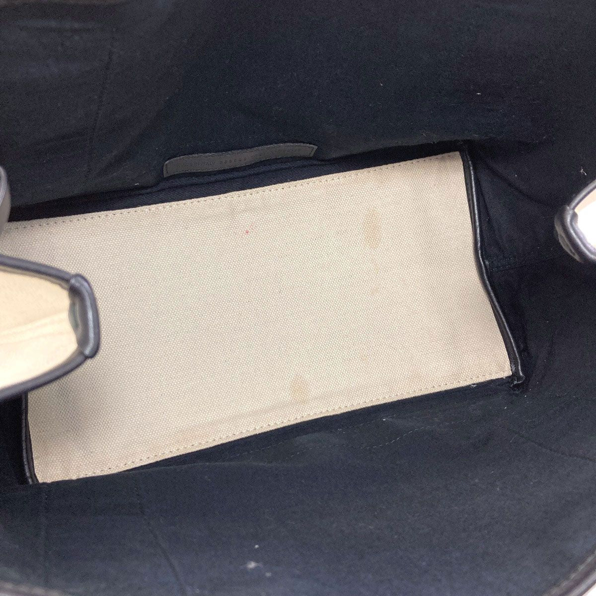 Balenciaga Navy Cabas Tote Bag Canvas — view 5