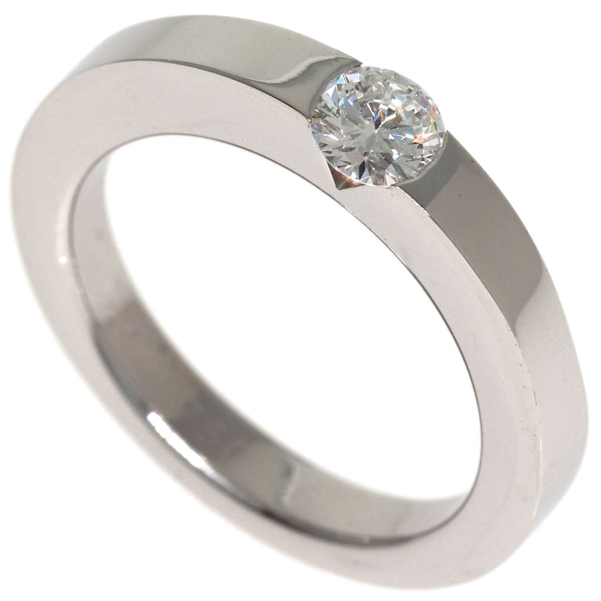 Cartier Dating with Diamond 46 Ring 18k White Gold