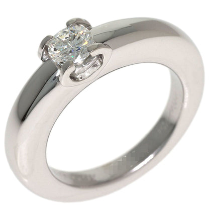 Cartier C de Cartier Solitaire Diamond 46 Ring 18k White Gold — view 2